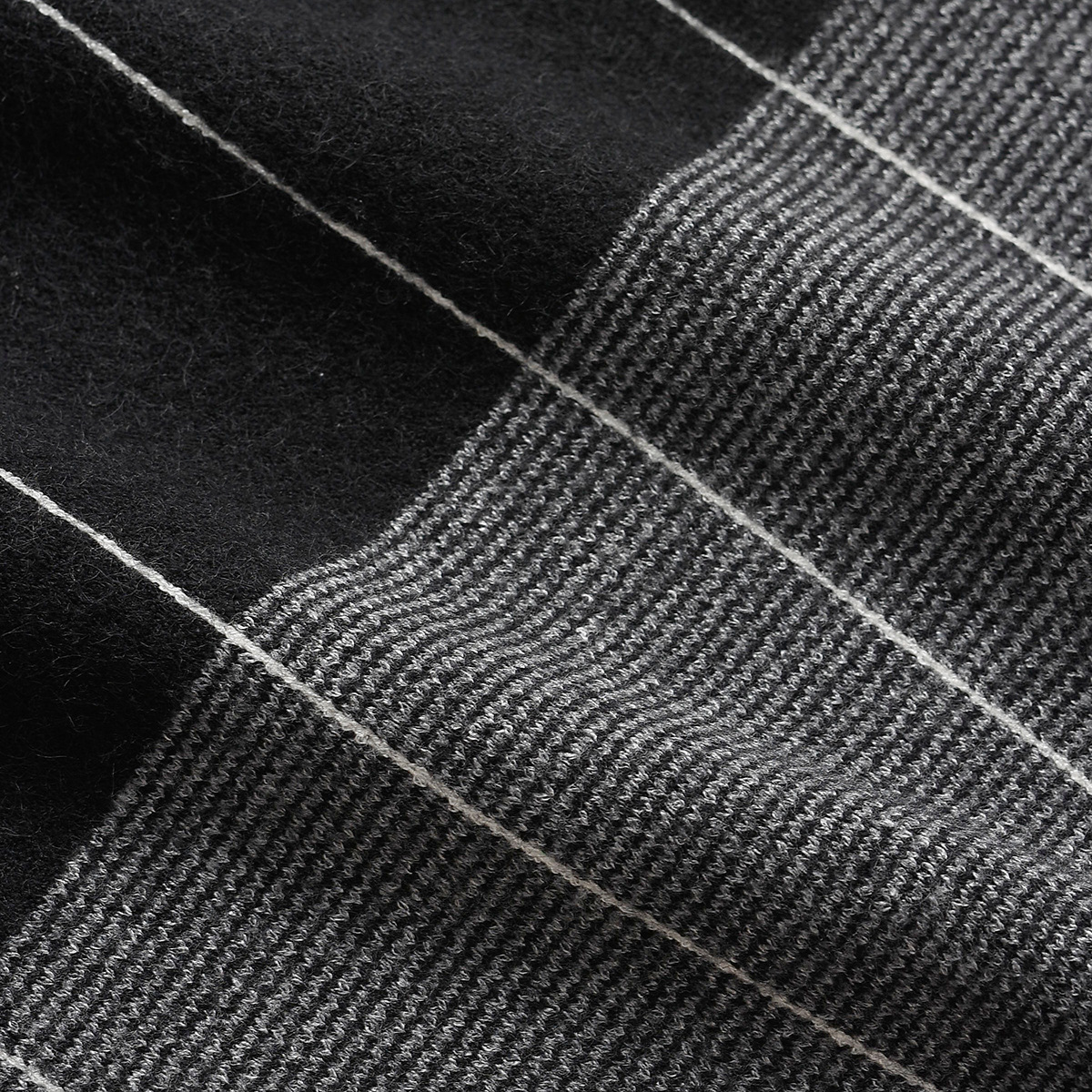 Knitted Scarf For Men Striped Warm Thick Neck Accessory_voghion.com