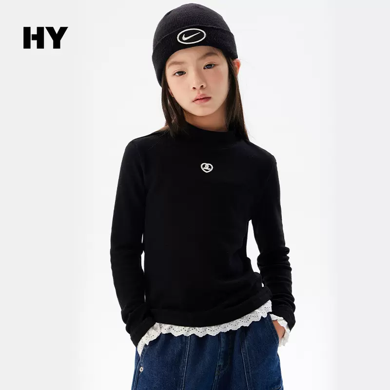 儿童保暖打底衫2025秋冬新款童装女童韩版冬装长袖中大童冬季衣服