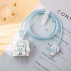 Blue cartoon set, 4 piece set