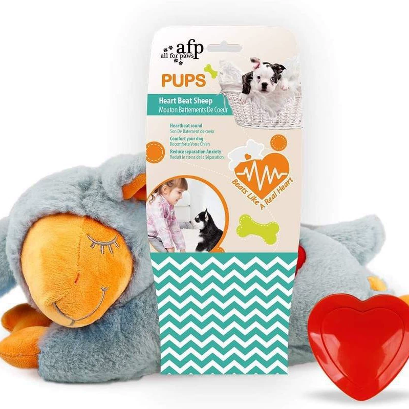 Амазонка Взрывы Собака Беспокойство Сопровождающая Игрушка Сна Интерактивная Милая Плюшевая Игрушка Любимчика Сердцебиения Ягненка