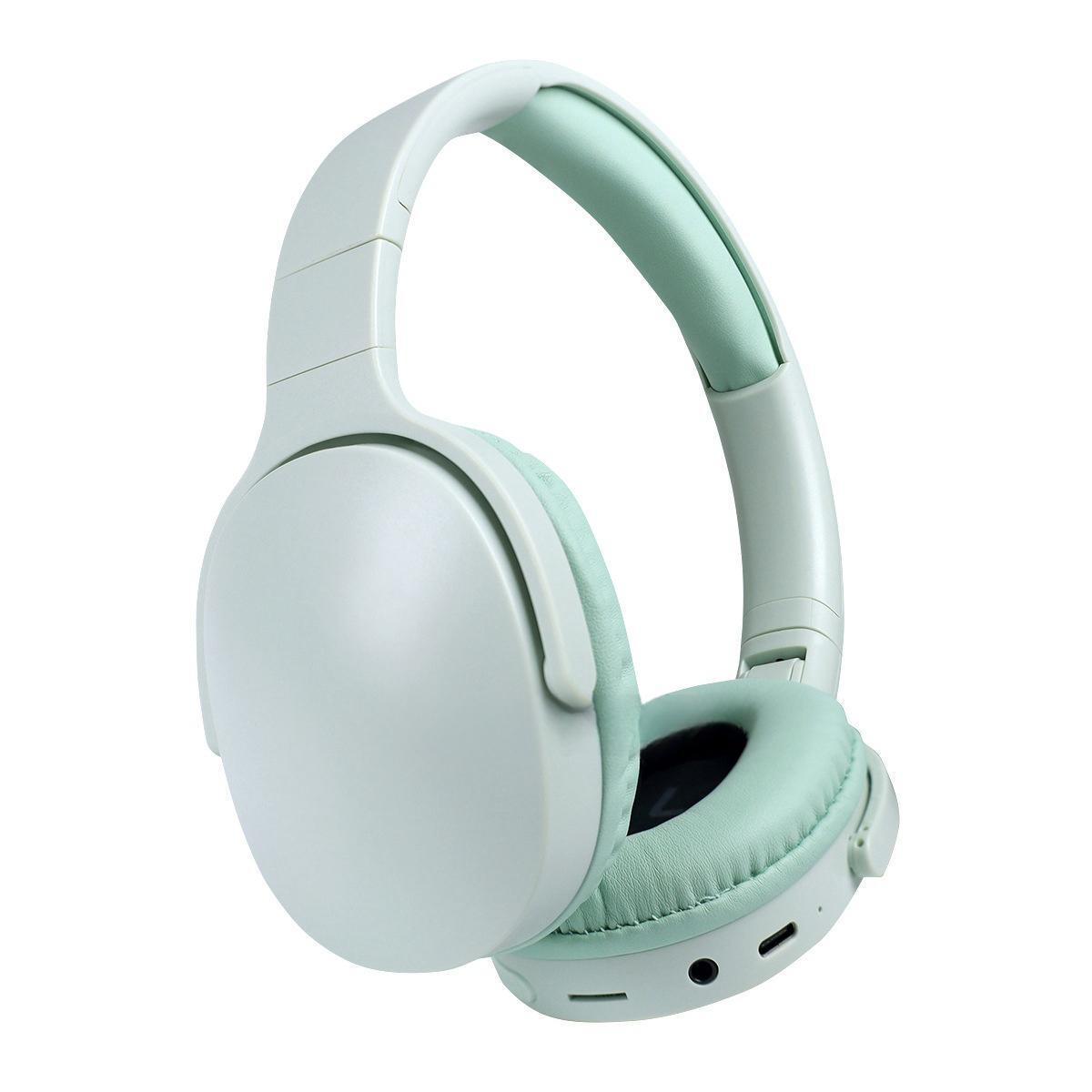 2691 Cross-Border Popular Head-Mounted Bluetooth Headset Macaron E-Sports Game Wireless Headset Factory Advantages Wholesale