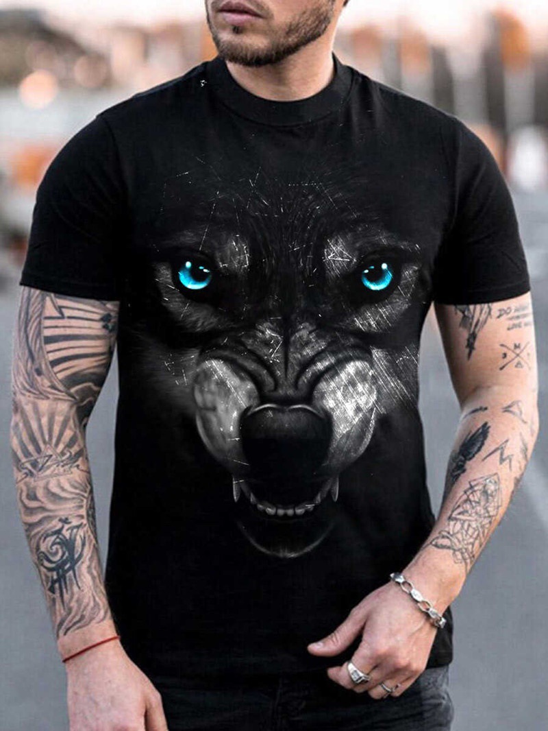T-shirt da uomo a maniche lunghe con stampa digitale 3d_voghion.com