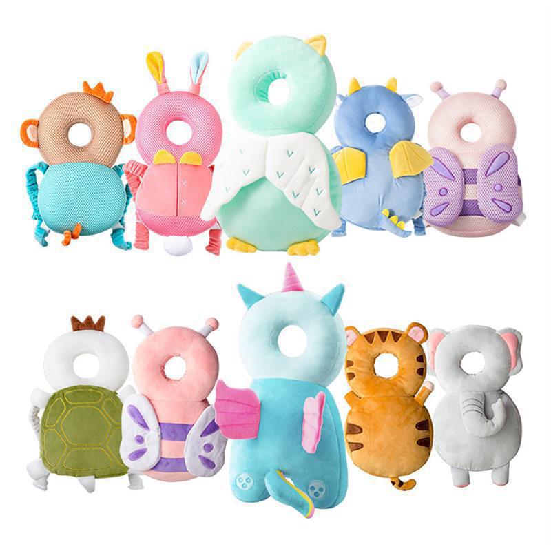 Protector de cabeza para bebés de 1 a 3 años, cojín de seguridad para la espalda