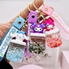 Cartoon acrylic keychain, oil for swimming, cute pendant, bag accessory