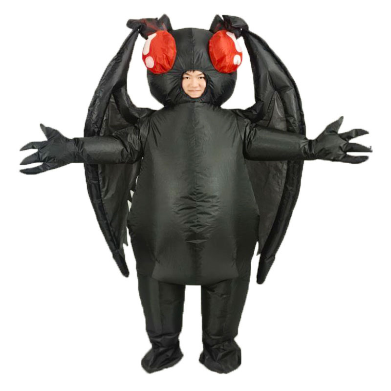 Amazon explosión impresa inflatable T-Rex disfraz Halloween multicolor T-Rex disfraz de fiesta disfraz de muñeca