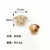 Human head * gold, 21mm