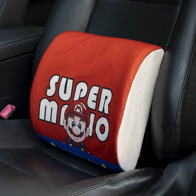 Waist support | driver waist support car cushion - memory-foam-lumbar-support-super-mary