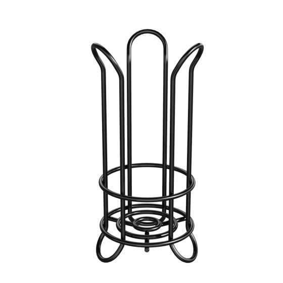 Iron Floor Tissue Holder Kitchen Bathroom Punch-free Tissue Storage Rack Living Room Toilet Paper Kitchen Roll Paper Holder