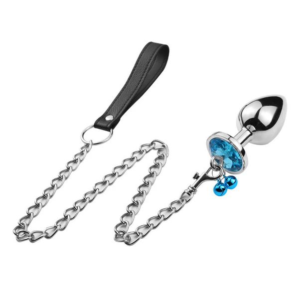 Round large size + traction chain (light blue)