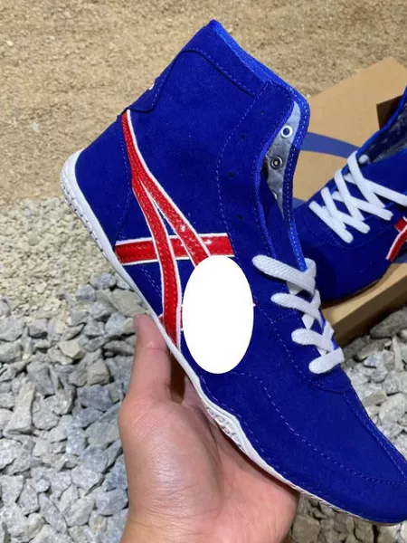 Cross-Border Shoes Matblazer Men's and Women's Indoor Fitness Boxing Shoes Wrestling Training Shoes High-Top Basketball Shoes