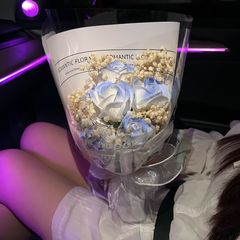ベビーブレス ドライフラワー 模擬ローズブーケ 完成品 誕生日プレゼント 女の子 親友 母親 中国のバレンタインデー 教師の日ギフト
