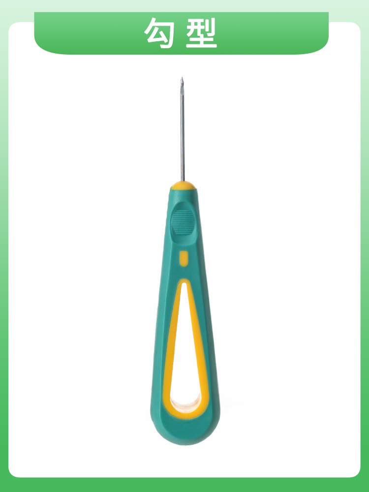 Card installation of awl needle