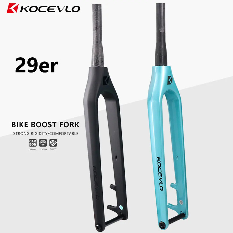 Kocevlo Boost Mountain Bike Carbon Fiber 29inch Thru-Axle 15*110 Mountain Bike Hard Fork Tube Disc Brake Inner Components