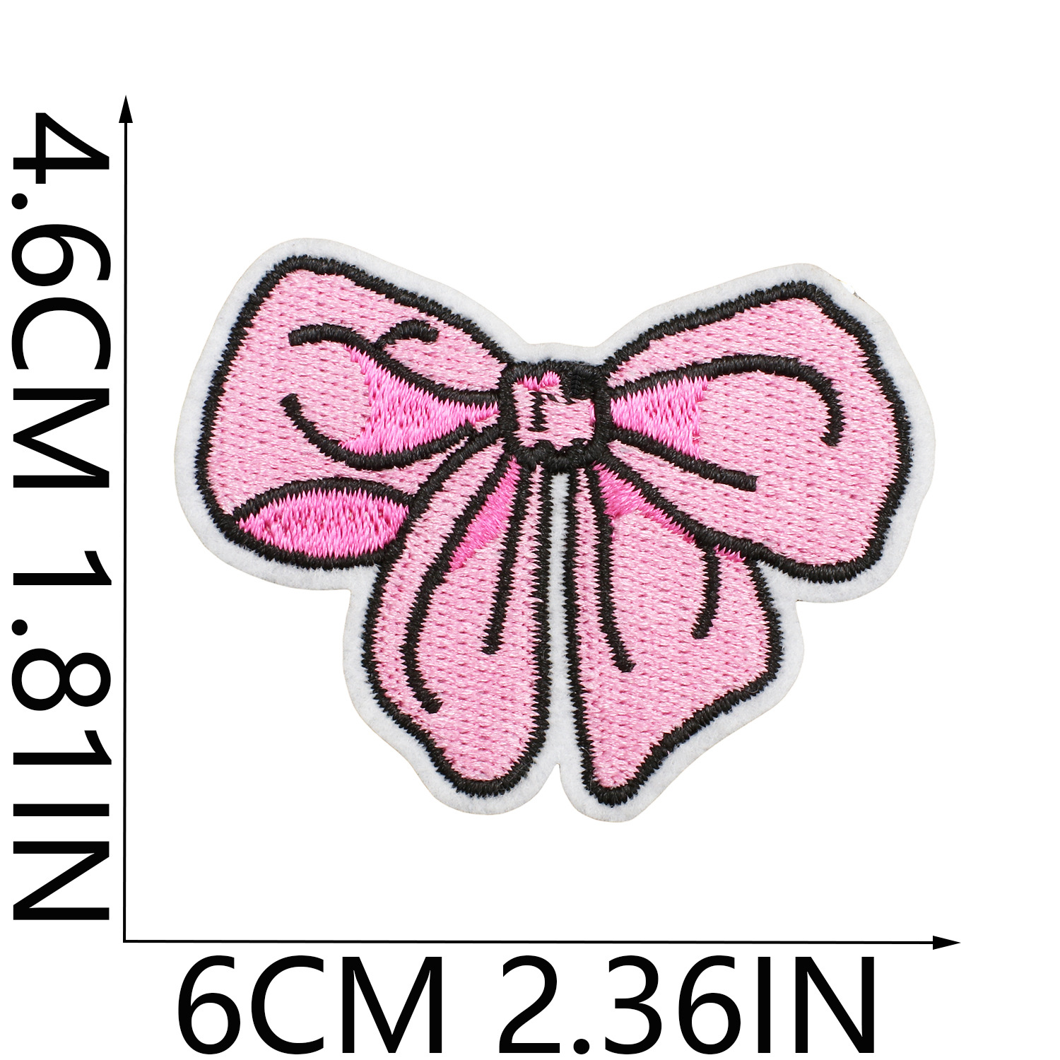 3g Weight Clothing Sticker Patches Classification 1 Piece Quantity Dacron thread Material Bow Knot Pattern Casual, Elegant, Lady Style Embroidery Craft 1 Piece Casual Elegant Lady Bow Knot Dacron Thread Clothing Sticker Patches 2