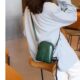 Bag Women's 2024 New Genuine Leather Women's Bag Fashionable All-match Commuter Crossbody Bag Shell Bag Niche Mini Shoulder Bag
