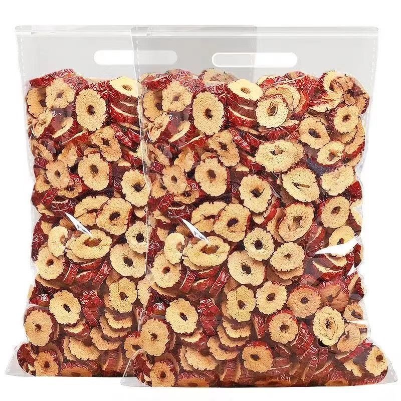 Xinjiang jujube slices wholesale new jujube rings for tea loose bulk seedless Xinjiang jujube dried fruit 500g