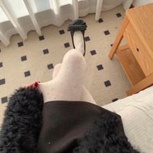 早秋韩国ins彩点连裤袜显瘦百搭针织七彩杂色甜美棉质平纹打底裤