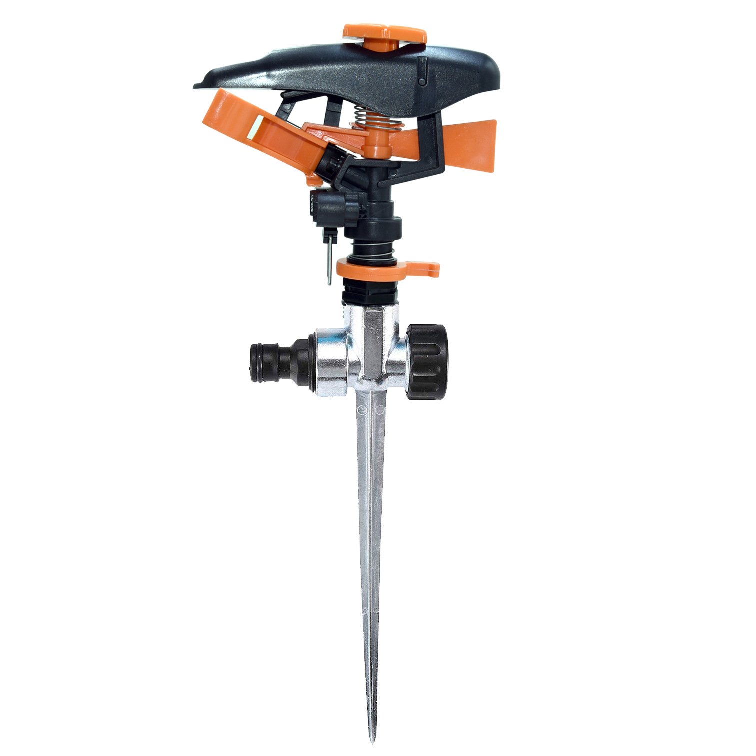 Rociador de riego de césped de PRODUCCIÓN DE FÁBRICA 360 grados de jardín giratorio automático de riego de jardín de riego de flores de agua rociador de aves