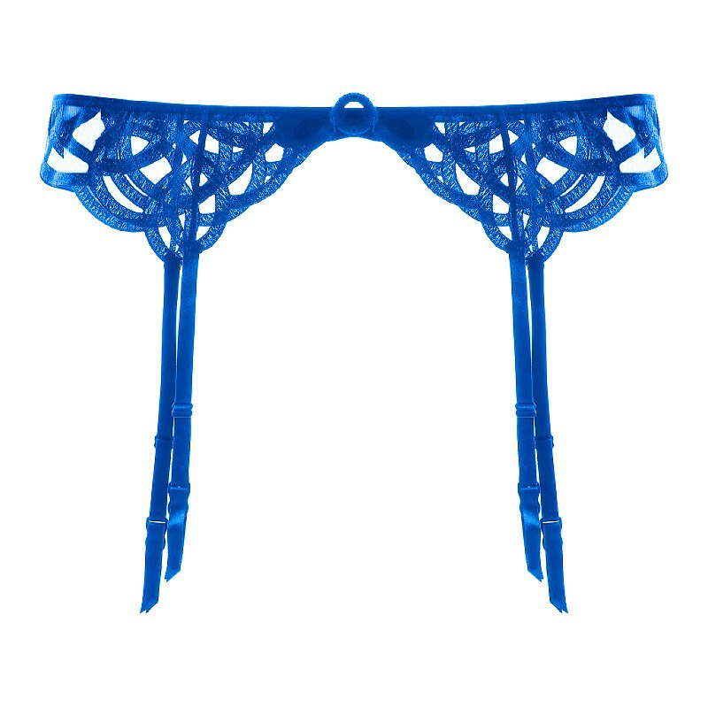 French-Style Sexy Garter Belt Bra Set with Clip-On Stockings, Erotic Garter, Pure Desire Ultra-Thin Lace Garter Belt Waist Cincher