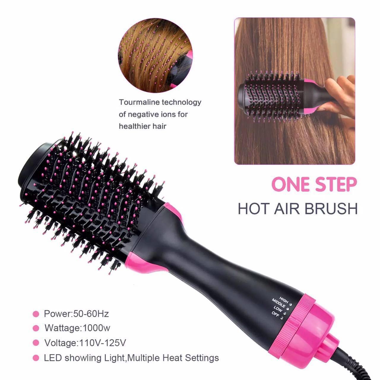 Hot Air Comb 2 in 1 Hair Dryer Negative Ion Hair Dryer