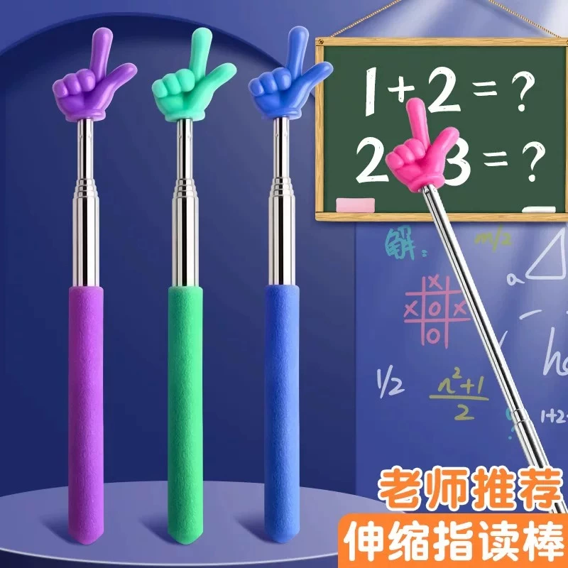 Выдвижной указатель для чтения палки для пальцев