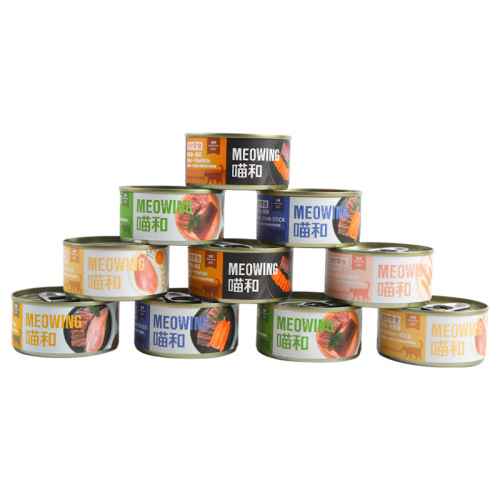 Meow and large white meat formula Yihe cat canned cat food adult and kitten wet food canned cat 85g