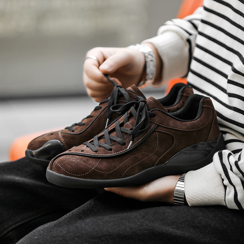 Retro German Training Shoes for Couples, Thin-Soled Racing Shoes, New Spring Outdoor Casual Commuting Shoes, Model 3398