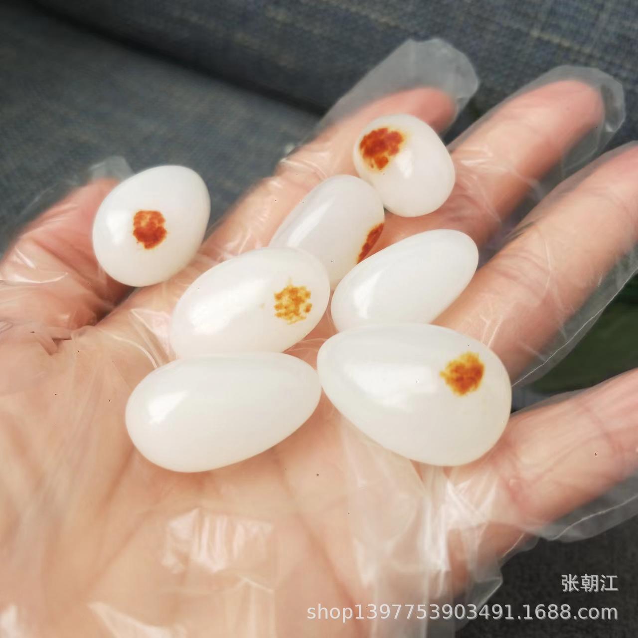 打磨点皮阿富汗小碎石出售 仿籽料玉饰品 可适合珠宝电商直播使用