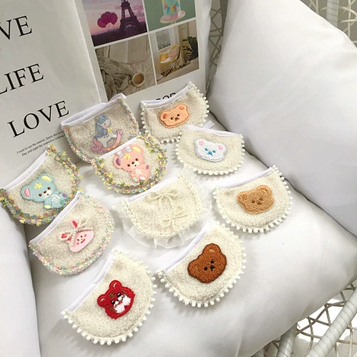 Корейский стиль собака Вечеринка день рождения плюшевый шарф нагрудник кошка домашнее животное тапочка Бишон собака