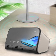Bluetooth Speaker TF Card Subwoofer Sleep Alarm Mirror Radio Creative LED Electronic Clock Gift Manufacturer