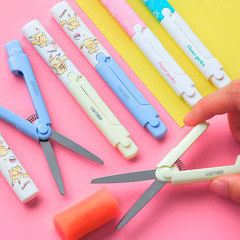 Leatherman Compact Small Scissors for Kids and Students - Creative Small Numbered Folding Pen-Shaped Writing Utensil with Rounded Tip