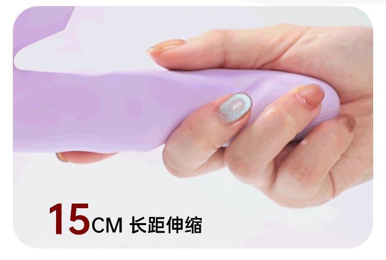 Ji Jinghong Bead Stick Telescopic Sucking Vibrator in Purple ABS and Liquid Silicone — detail image 24