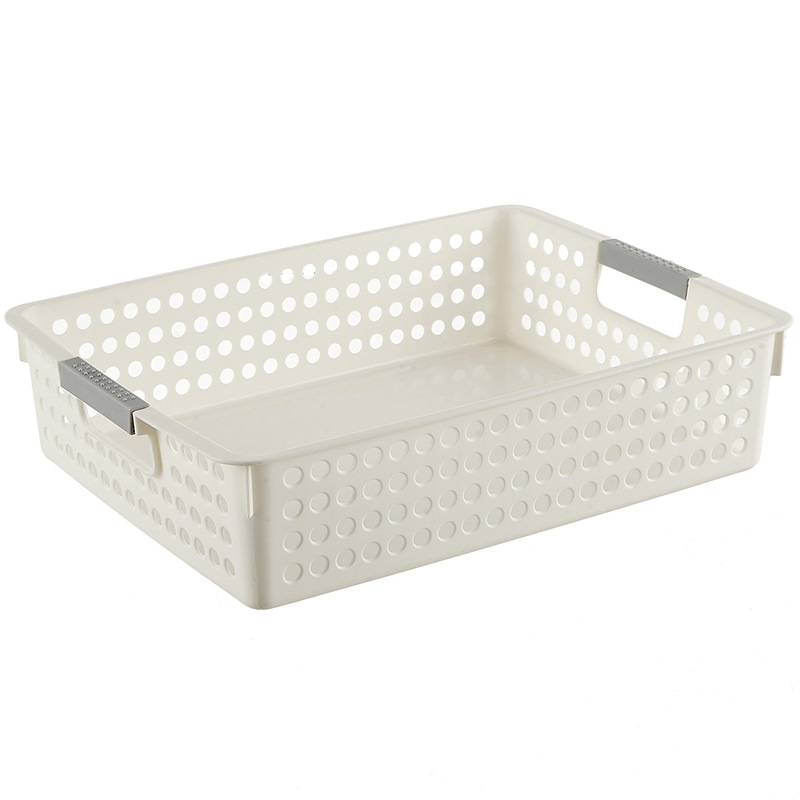Cesta de almacenamiento de plástico de escritorio cesta de almacenamiento de artículos diversos juguetes de jardín de infantes cesta de almacenamiento de cocina caja de almacenamiento cesta de almacenamiento de bocadillos image 6