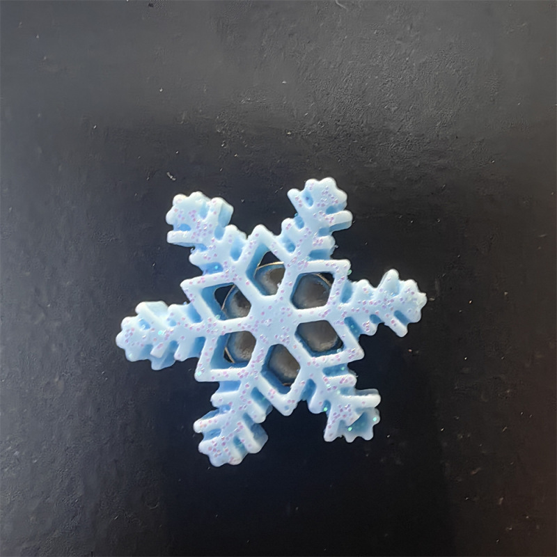 小红书同款圣诞花环红房子雪花立体冰箱贴磁铁氛围感装饰雪屋磁吸|undefined