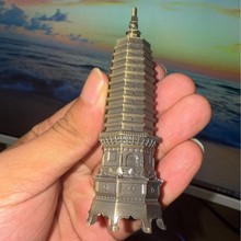 金属工艺品摆件定制锌合金特色景区建筑旅游纪念品仿古色商务礼品