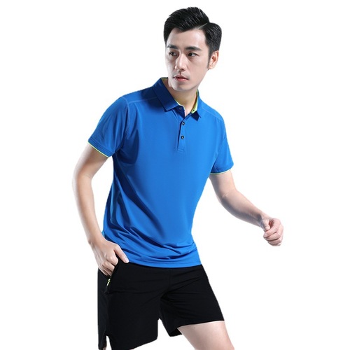 新款POLO衫8色男企业工服透气舒适跑步健身服女广告文化衫可印制