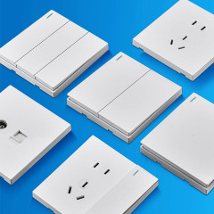 白86型壁スイッチソケットパネル家庭用大板暗装五穴コンセント暗線カバーメーカー卸売り