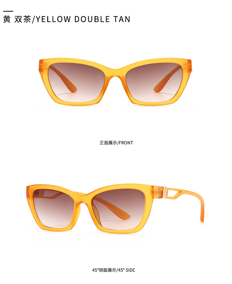 Hollow Temple Modern Charm Trend Fashion Sunglasses Female display picture 5