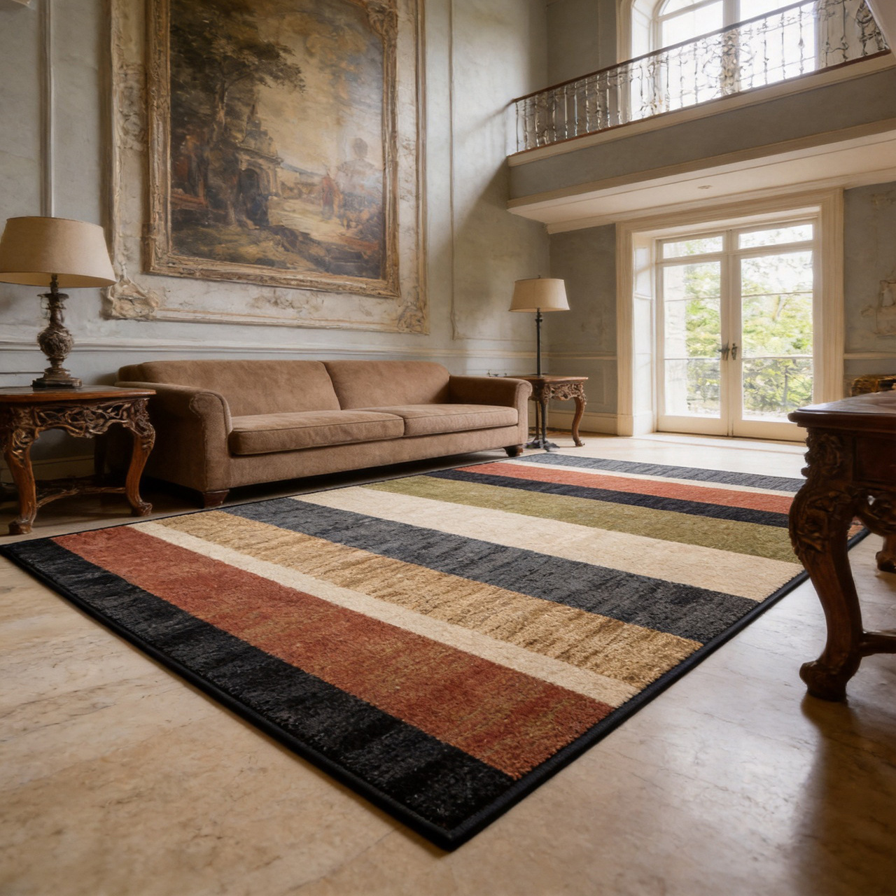 Cross-Border Dropshipping Carpet Foreign Trade Nordic Printed Crystal Velvet Thickened Floor Mat Manufacturer Wholesale Home Living Room Carpet
