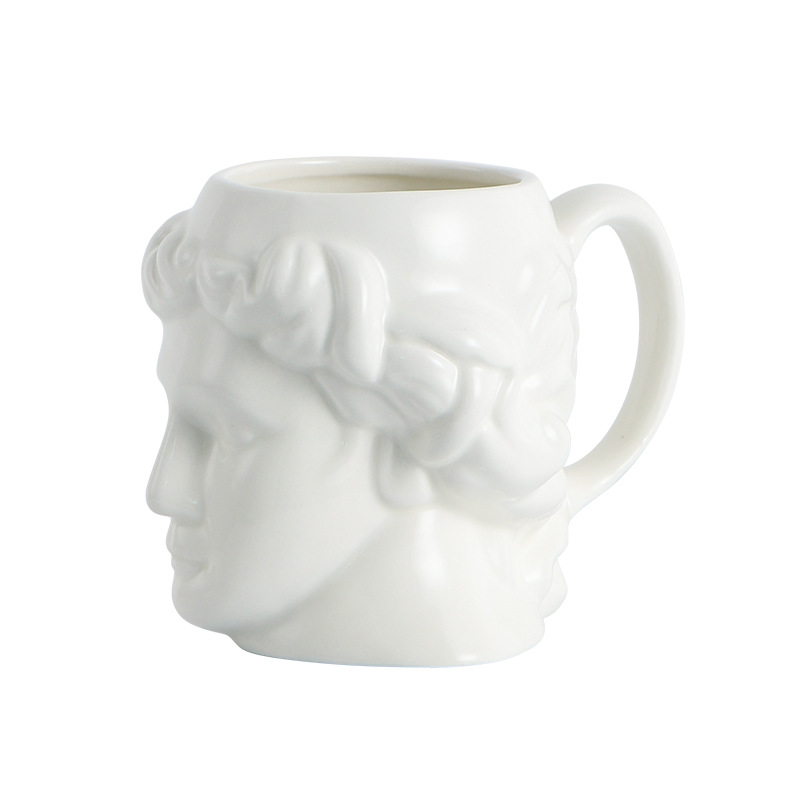 Diosa española Taza Apolo David Taza de cerámica Nórdica escultura Romana Taza taza de café taza de forma