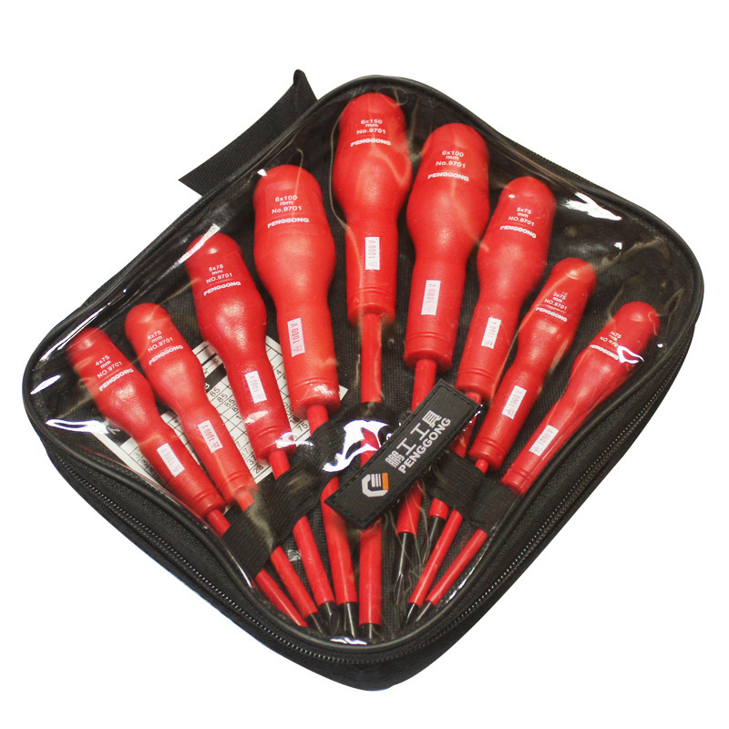 Penggong Phillips screwdriver wholesale factory industrial grade 1000V electrical maintenance insulation screwdriver set