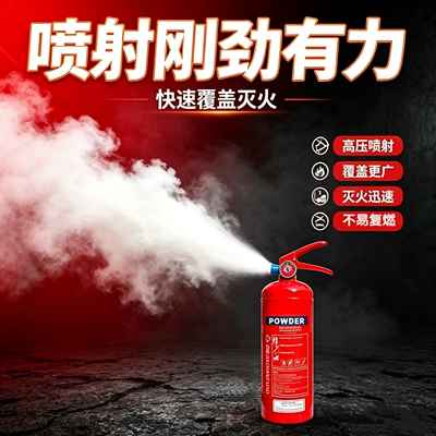 Vehicle fire extinguisher: portable fire extinguisher, car-mounted dry powder