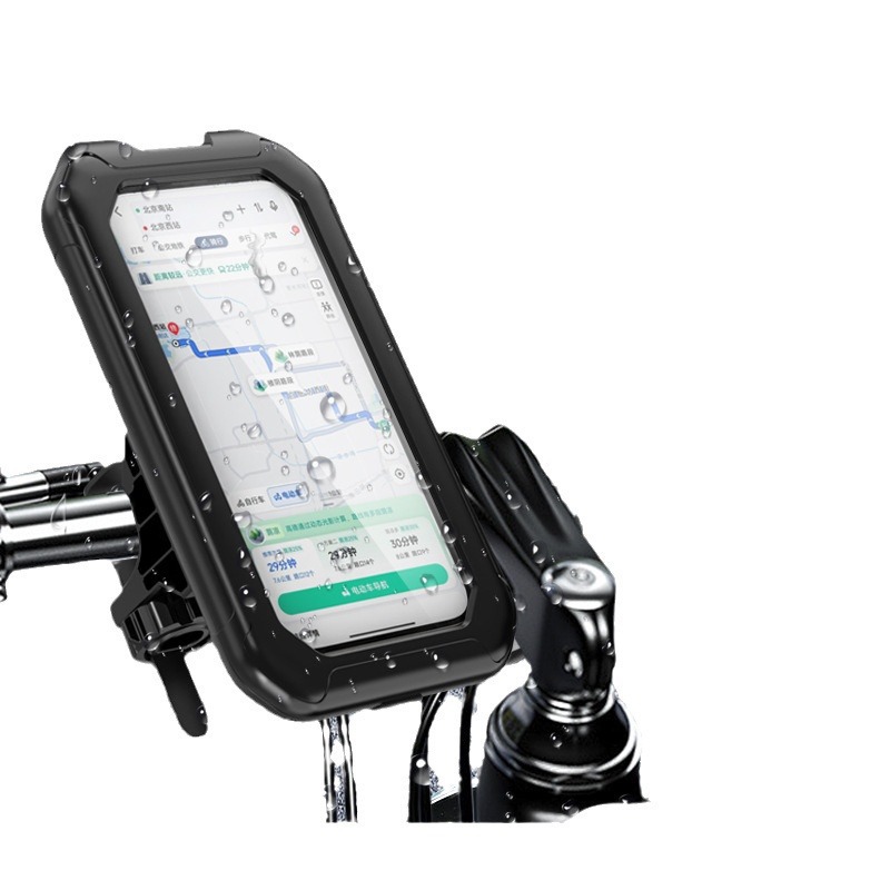 電気自動車防水転倒防止携帯電話スタンドは回転バイク自転車に触れることができる携帯電話ナビゲーションスタンド