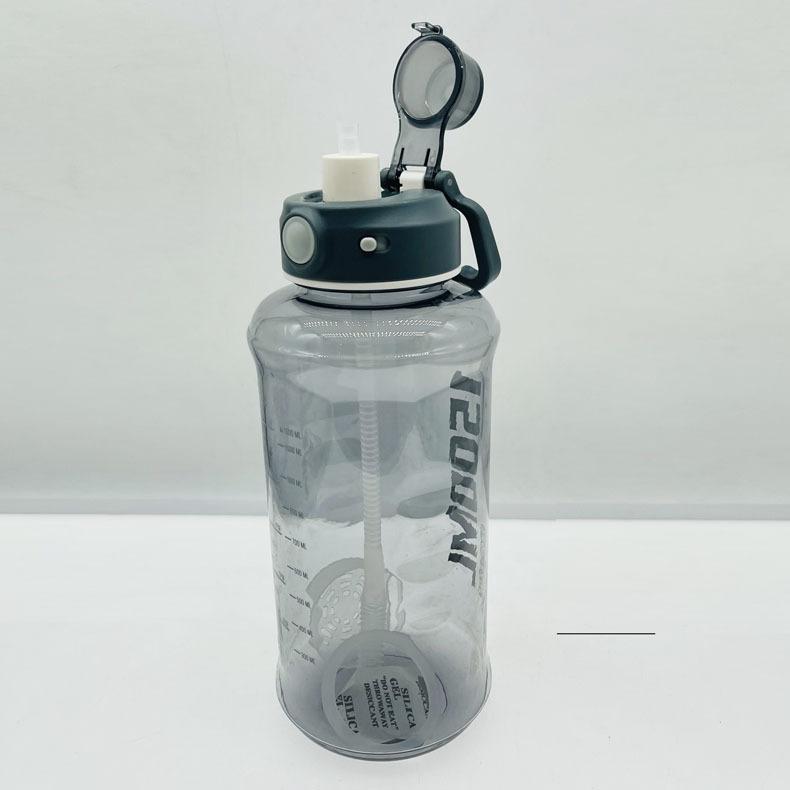 Weilong taza de agua de gran capacidad taza de paja de plástico femenino deportes hervidor masculino gimnasio espacio taza tonelada barril tonelada crossbody