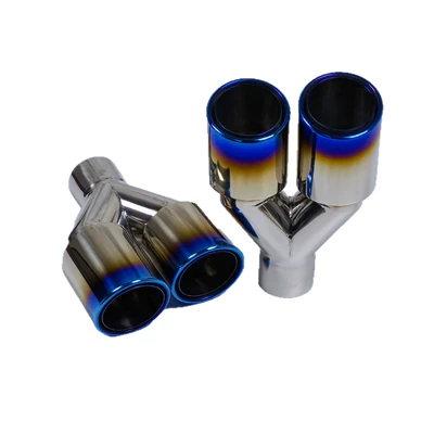 Exhaust pipe: outlet exhaust pipe tip, divided into