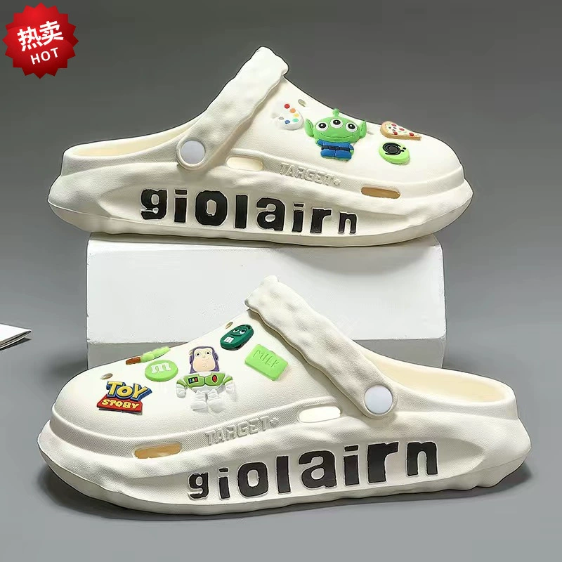 Dongdong обувь женская модель летом новый офис увеличивает нескользящую пляжную пару на улице Баотоу холодные тапочки для мужчин летом