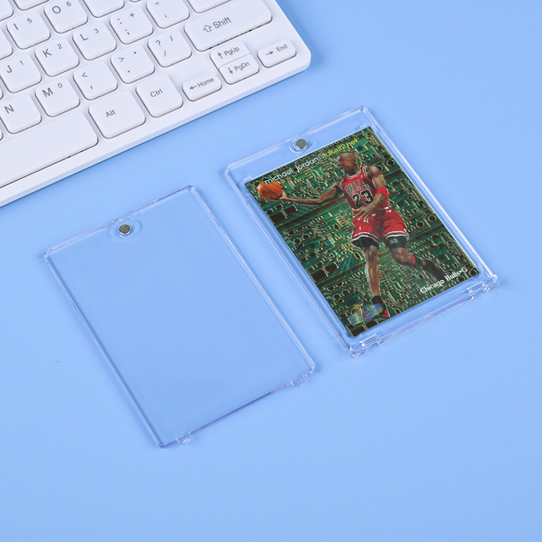 35PT tarjeta magnética fuerte de la estrella de la NBA UP Game King Wanzhi Football tarjeta transparente cubierta de tarjeta de ladrillo Tarjeta de colección de baloncesto