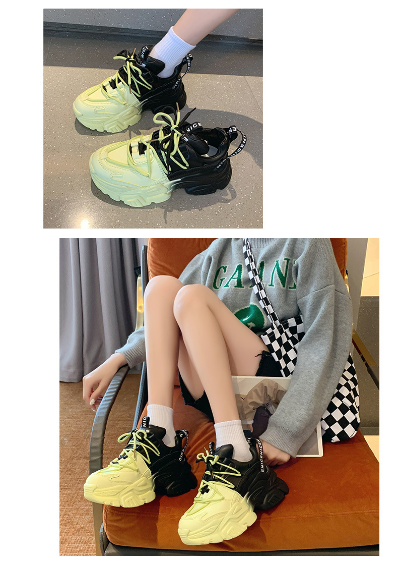 Vrouwen Chunky Sneakers Dikke Bodem Platform Vulcaniseer Schoenen Mode Ademend Casual Running Schoen Voor Vrouw Vrouwelijke