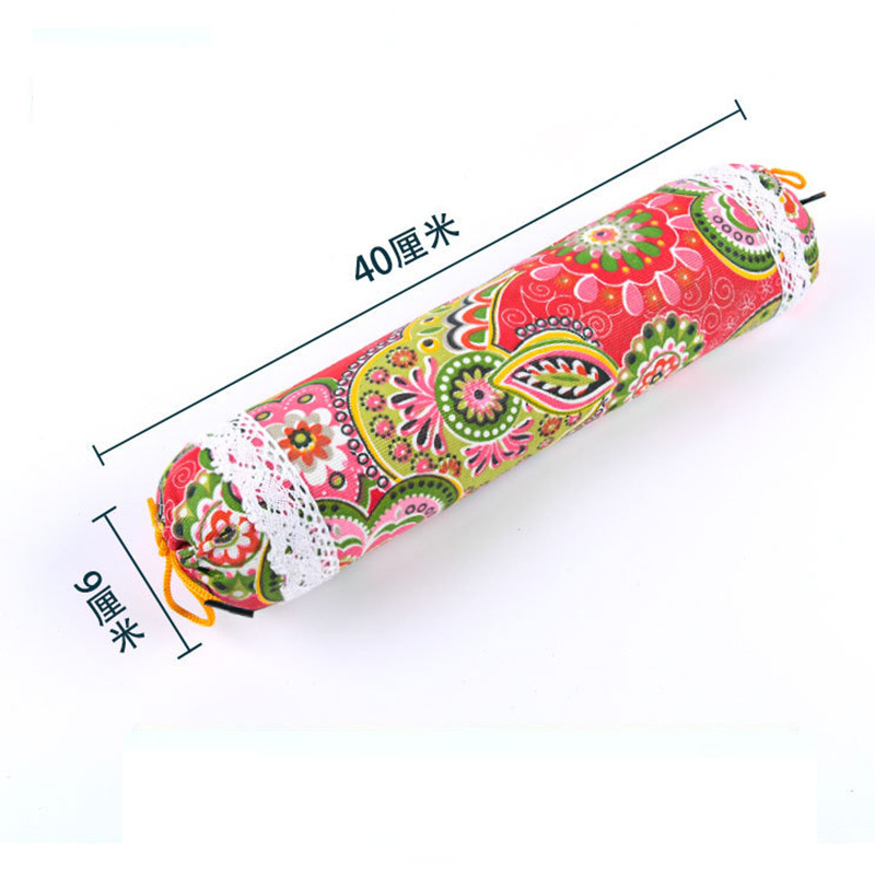 Almohada Cervical de Trigo Sarraceno y Artemisa de Algodón y Cáñamo, Asistencia al Sueño, para Cuello