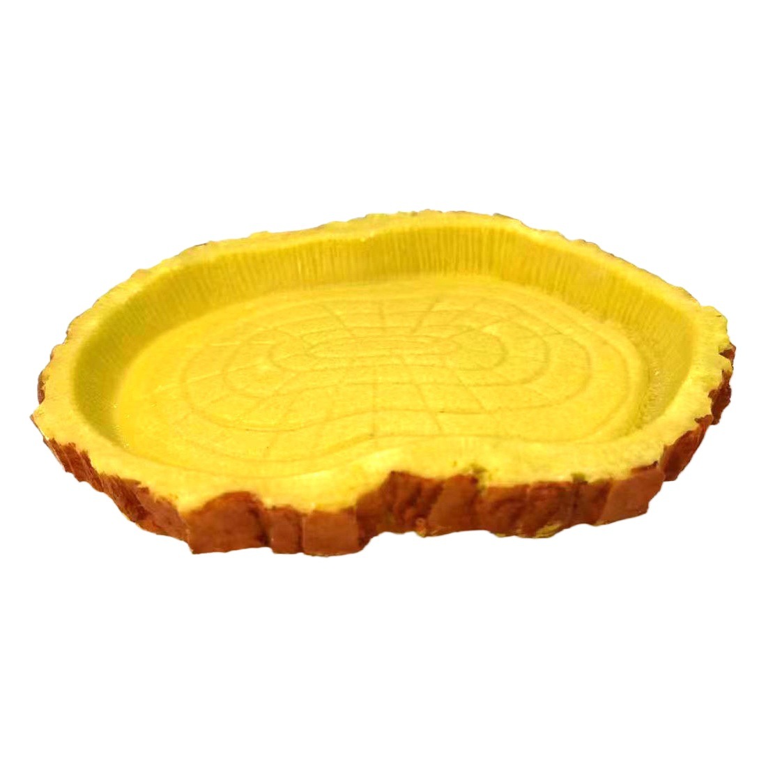 Comedero para Reptiles, Bañera de Imitación de Roca, para Tortugas, Lagartos, Ranas Cornudas, Serpientes, Geckos, Plato para Beber, Plato para Beber para Mascotas, Plato para Beber para Decoración de Paisajes